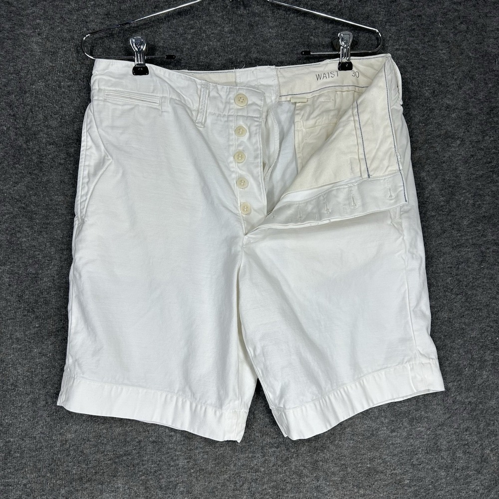 RRL Double RL Shorts Mens 30 White General Purpose Utility Military Field Cloth